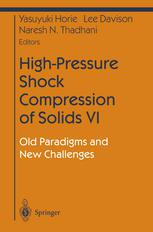 Highpressure Shock Compression Of Solids Vi Old Paradigms And New Challenges 1st Edition Lee Davison Auth