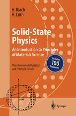 Solidstate Physics An Introduction To Principles Of Materials Science Professor Dr Harald Ibach