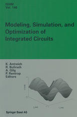 Modeling Simulation And Optimization Of Integrated Circuits Proceedings Of A Conference Held At The Mathematisches Forschungsinstitut Oberwolfach November 25december 1 2001 1st Edition A M Anile