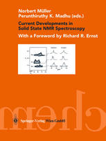 Current Developments In Solid State Nmr Spectroscopy 1st Edition Alexej Jerschow Auth
