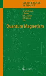 Quantum Magnetism 1st Edition Hansjrgen Mikeska Alexei K Kolezhuk Auth