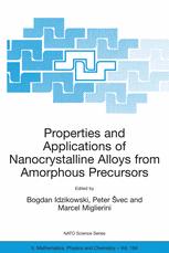 Properties And Applications Of Nanocrystalline Alloys From Amorphous Precursors Bogdan Idzikowski