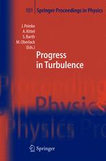 Progress In Turbulence 1st Edition Axel Brandenburg Petri J Kpyl