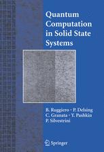 Quantum Computing In Solid State Systems 1st Edition G Ithier