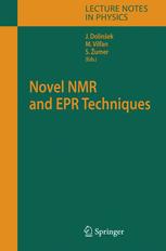 Novel Nmr And Epr Techniques 1st Edition El Hahn Bk Tenn