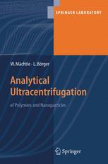 Analytical Ultracentrifugation Of Polymers And Nanoparticles 1st Edition Dr Walter Mchtle