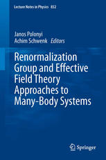 Renormalization Group And Effective Field Theory Approaches To Manybody Systems 1st Edition Jeanpaul Blaizot Auth