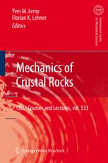 Mechanics Of Crustal Rocks 1st Edition Florian K Lehner Auth