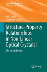 Structureproperty Relationships In Nonlinear Optical Crystals I The Uvvis Region 1st Edition Wendan Cheng