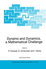 Dynamo And Dynamics A Mathematical Challenge 1st Edition P Frick