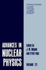 Advances In Nuclear Physics 22 1st Edition Dan Olof Riska Auth