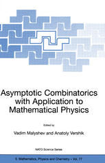 Asymptotic Combinatorics With Application To Mathematical Physics 1st Edition Vladimir Kazakov Auth