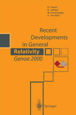 Recent Developments In General Relativity Genoa 2000 1st Edition C Rubano Auth