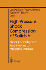 Highpressure Shock Compression Of Solids V Shock Chemistry With Applications To Meteorite Impacts 1st Edition F Langenhorst