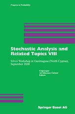 Stochastic Analysis And Related Topics Viii Silivri Workshop In Gazimagusa North Cyprus September 2000 1st Edition A E Bashirov Auth
