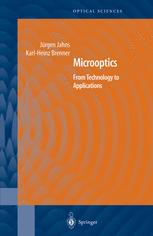 Microoptics From Technology To Applications 1st Edition Ebernhard Kley
