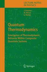 Quantum Thermodynamics Emergence Of Thermodynamic Behavior Within Composite Quantum Systems J Gemmer