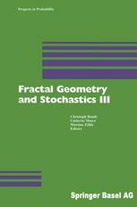 Fractal Geometry And Stochastics Iii 1st Edition Andrzej Lasota