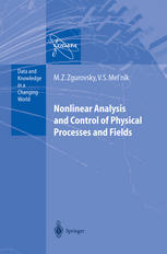 Nonlinear Analysis And Control Of Physical Processes And Fields 1st Edition M Z Zgurovsky