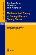 Mathematical Theory Of Nonequilibrium Steady States On The Frontier Of Probability And Dynamical Systems 1st Edition Daquan Jiang