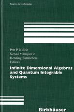 Infinite Dimensional Algebras And Quantum Integrable Systems 1st Edition Edward Frenkel Auth