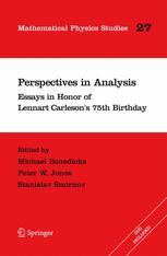 Perspectives In Analysis Essays In Honor Of Lennart Carlesons 75th Birthday 1st Edition Enrico Bombieri Auth