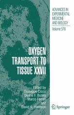 Oxygen Transport To Tissue Xxvii 1st Edition Giuseppe Cicco Auth