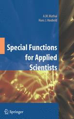 Special Functions For Applied Scientists 1st Edition A M Mathai