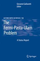 The Fermipastaulam Problem A Status Report 1st Edition G Gallavotti Auth