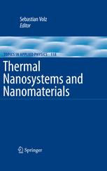 Thermal Nanosystems And Nanomaterials 1st Edition Sebastian Volz Auth