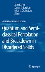 Quantum And Semiclassical Percolation And Breakdown In Disordered Solids 1st Edition D Stauffer Auth