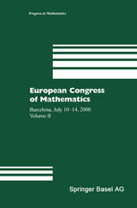 European Congress Of Mathematics Barcelona July 1014 2000 Volume Ii Semyon Alesker Auth