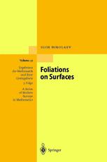 Foliations On Surfaces 1st Edition Igor Nikolaev Auth