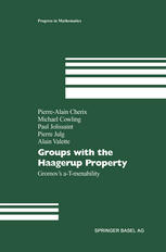 Groups With The Haagerup Property Gromovs Atmenability 1st Edition Pierrealain Cherix