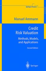 Credit Risk Valuation Methods Models And Applications Dr Manuel Ammann Auth