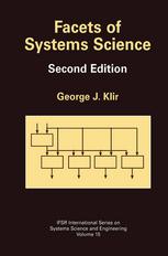 Facets Of Systems Science 2nd Edition George J Klir Auth