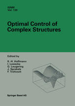 Optimal Control Of Complex Structures International Conference In Oberwolfach June 410 2000 1st Edition H T Banks