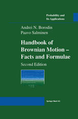 Handbook Of Brownian Motion Facts And Formulae 2nd Edition Andrei N Borodin