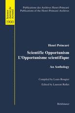 Scientific Opportunism Lopportunisme Scientifique An Anthology 1st Edition Henri Poincar Auth