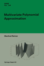 Multivariate Polynomial Approximation 1st Edition Manfred Reimer Auth