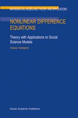 Nonlinear Difference Equations Theory With Applications To Social Science Models 1st Edition Hassan Sedaghat Auth