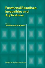 Functional Equations Inequalities And Applications 1st Edition Jaehyeong Bae