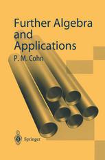 Further Algebra And Applications 1st Edition P M Cohn Ma Phd