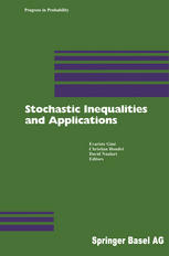 Stochastic Inequalities And Applications 1st Edition Sergey G Bobkov