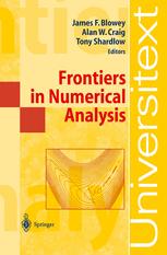 Frontiers In Numerical Analysis Durham 2002 1st Edition Franco Brezzi