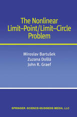 The Nonlinear Limitpointlimitcircle Problem 1st Edition Miroslav Bartuek