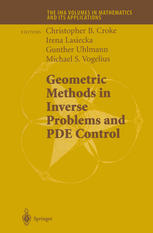 Geometric Methods In Inverse Problems And Pde Control 1st Edition Werner Ballmann Auth