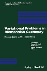 Variational Problems In Riemannian Geometry Bubbles Scans And Geometric Flows 1st Edition Emmanuel Hebey Auth