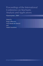 Proceedings Of The International Conference On Stochastic Analysis And Applications Hammamet 2001 1st Edition Philippe Blanchard