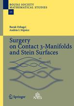 Surgery On Contact 3manifolds And Stein Surfaces 1st Edition Burak Ozbagci